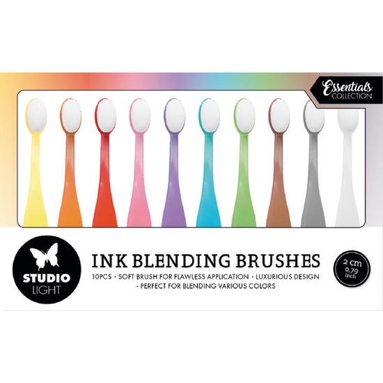 Studio Light Essentials 0.75" Blending Brushes 10/Pkg Nr. 07, Soft Brush