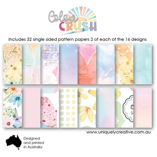 Uniquely Creative COLOUR CRUSH 6 X 6 COLLECTION PACK
