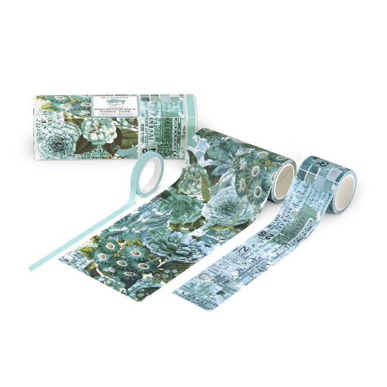 Color Swatch: Teal Fabric Tape Assortment