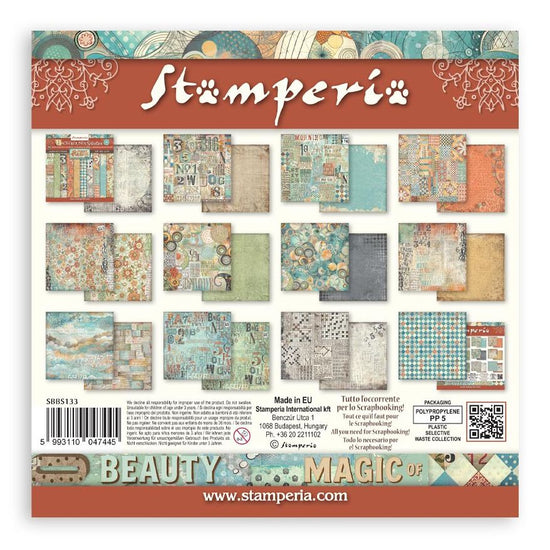 Stamperia Backgrounds Double-Sided Paper Pad 8"X8" 10/Pkg Furry Friends