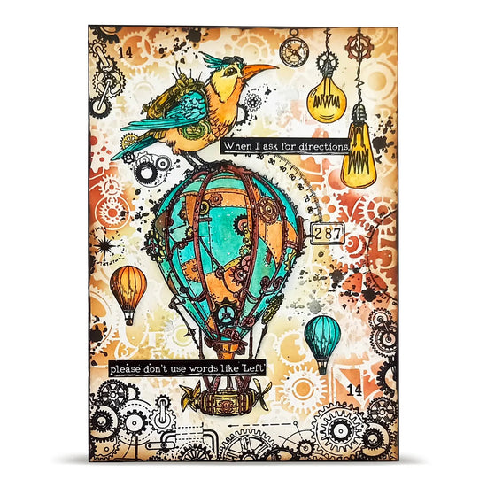 AALL and Create - A6 - Stamp Set - Gearlight Glow