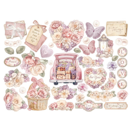 Stamperia Die-Cuts Romance Forever Journaling Edition