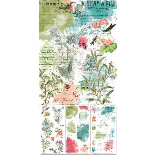 49 And Market Rub-On Transfer Set Blendable Kaleidoscope