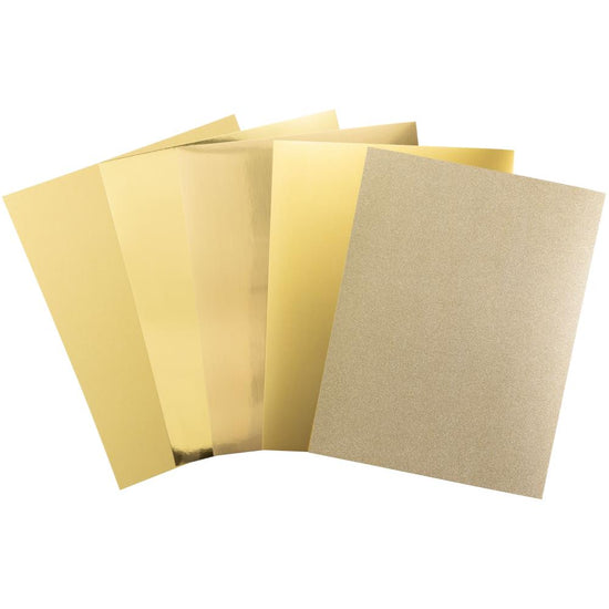 Harmony Precious Metals Cardstock 8.5"X11" 20/Pkg Gold