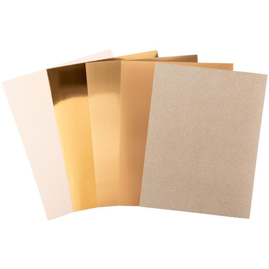 Harmony Precious Metals Cardstock 8.5"X11" 20/Pkg Rose Gold