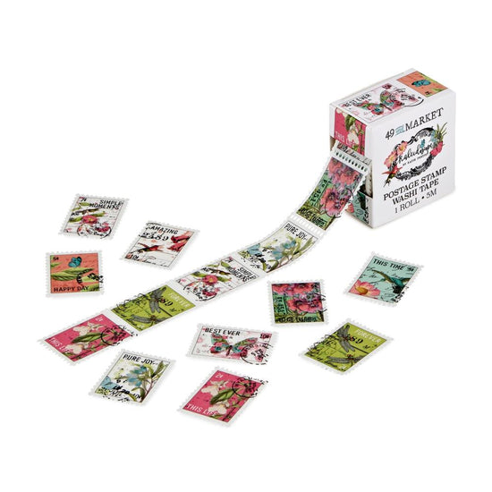 49 And Market Washi Tape Roll Postage Kaleidoscope