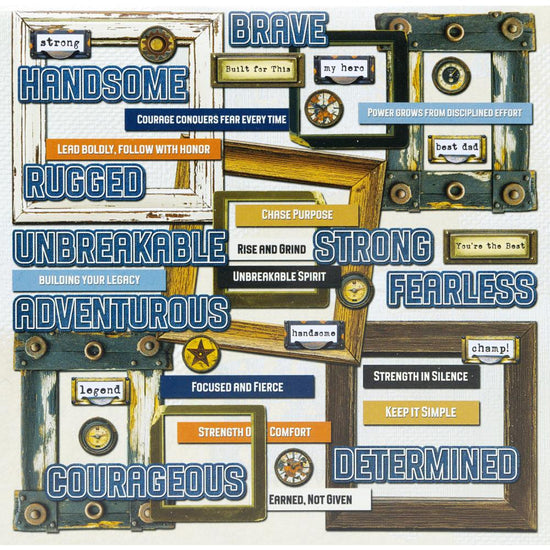 49 And Market Chipboard Set Rust and Revs 2.0