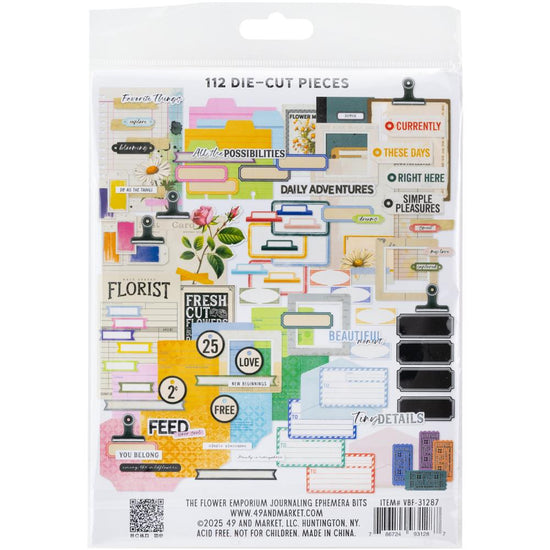 49 And Market Die-Cuts Journaling By Vicki Boutin The Flower Emporium