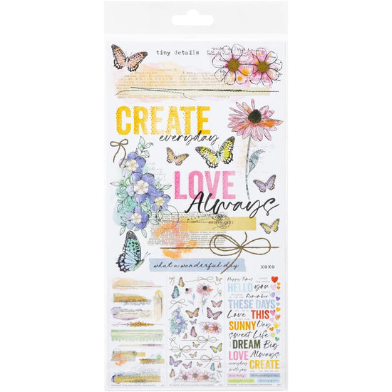 49 And Market Rub-On Transfer Set Essentials The Flower Emporium