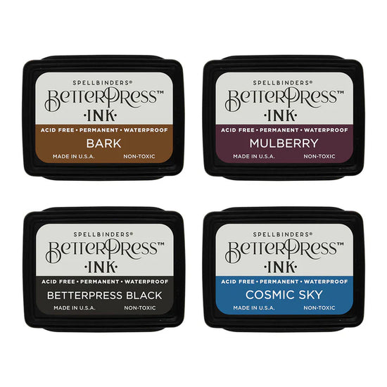 Spellbinders REGAL TONES BETTERPRESS INK MINI SET - 4 PACK