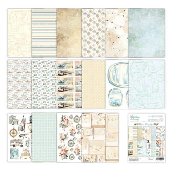 Mintay 6 X 8 ADD-ON PAPER PAD - BON VOYAGE