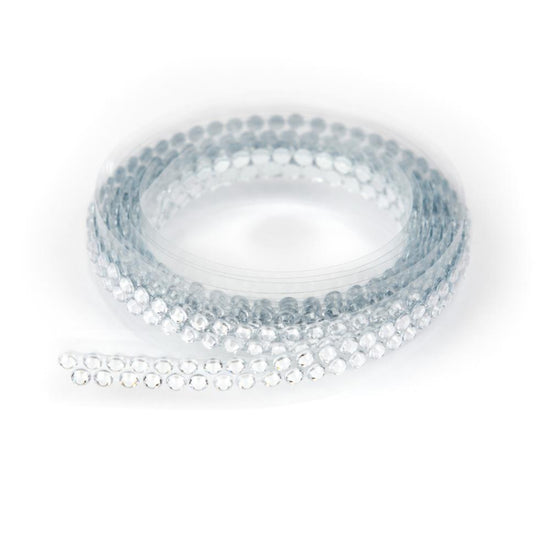Craft Perfect Rhinestone Sticker Roll 1YD Clear