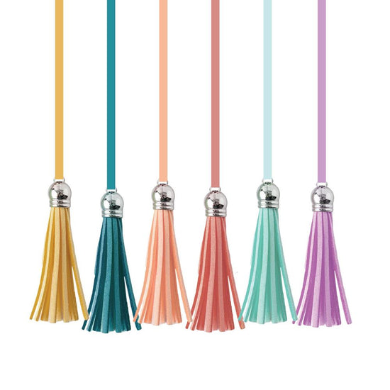 We R Thermal Cinch Bookmarks 6/Pkg Tassels