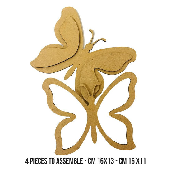 Stamperia Crafty Shapes House of Roses Papillons