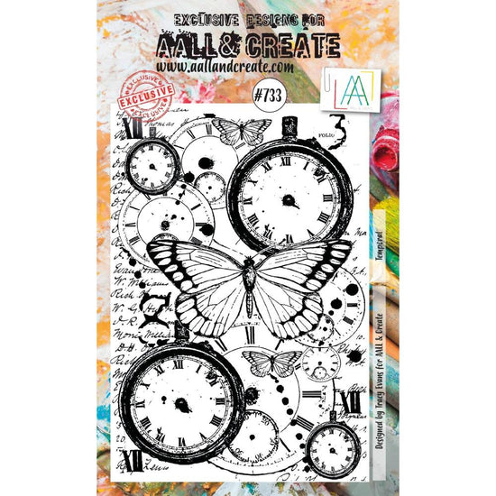 AALL And Create A6 Photopolymer Clear Stamp Set Temporal