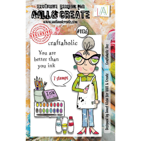 AALL And Create A7 Photopolymer Clear Stamp Set Craftaholic Dee
