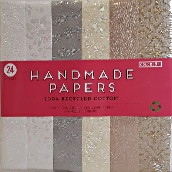 OCCASIONS HANDMADE PATTERNED PAPERS - 12X12 - 24 SHEETS - COLORBÖK