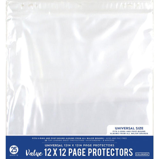 Colorbok Universal Refill Pages 12"X12" 25/Pkg