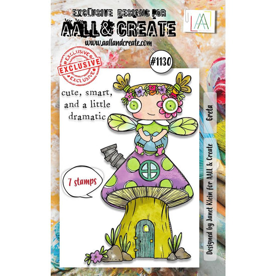 AALL And Create A7 Photopolymer Clear Stamp Set Greta