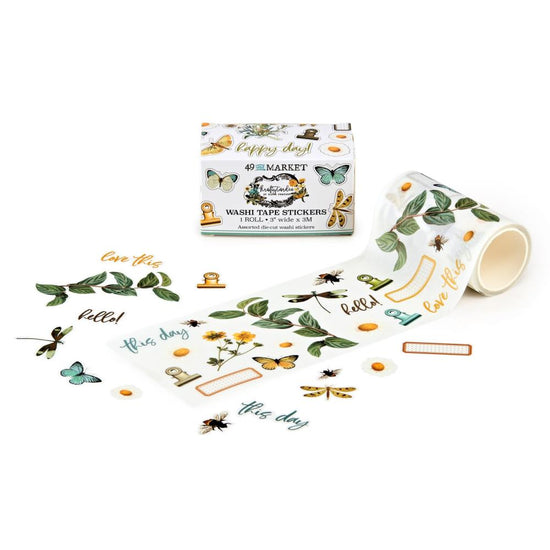 49 And Market Washi Sticker Roll Krafty Garden (1 roll)
