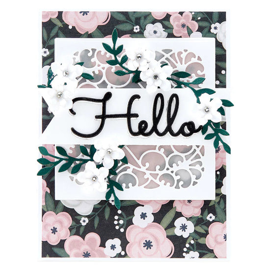 SWEET SAYINGS NOTECARD SENTIMENTS ETCHED DIES FROM SWEET SERENADE NOTECARDS COLLECTION BY BECCA FEEKEN S4-1148
