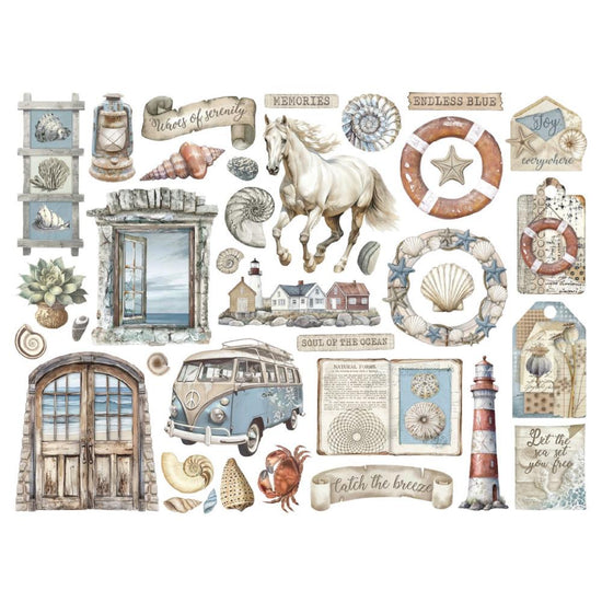Stamperia Die-Cuts Silent Sea