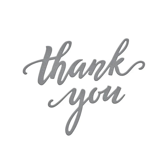 SCRIPTED THANK YOU ETCHED DIES S2-362