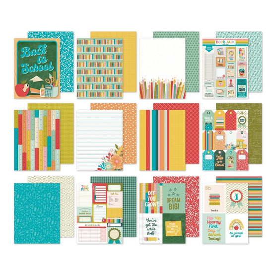 Simple Stories Double-Sided Paper Pad 6"X8" 24/Pkg Book Fair