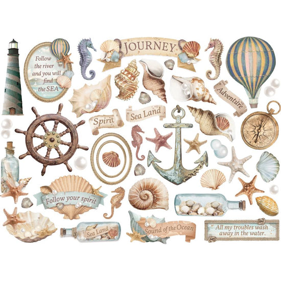 Stamperia Die-Cuts Sea Land
