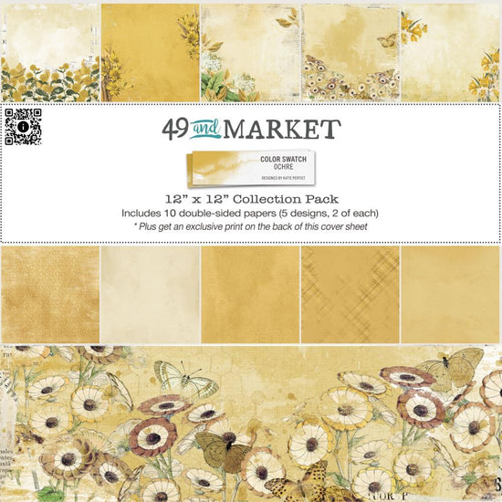 49 And Market Collection Pack 12"X12" Color Swatch Ochre