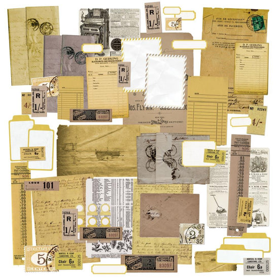 Color Swatch: Ochre Ephemera Stackers 60/pkg