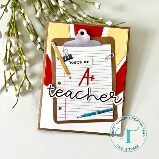 Trinity Stamps Mini Notebook Paper 4x4 Stamp Set