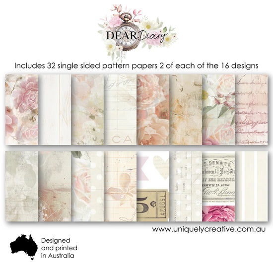 Uniquely Creative DEAR DIARY 6 X 6 COLLECTION PACK