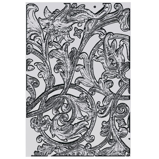 Sizzix 3D Texture Fades Embossing Folder A5 by Tim Holtz Entangled