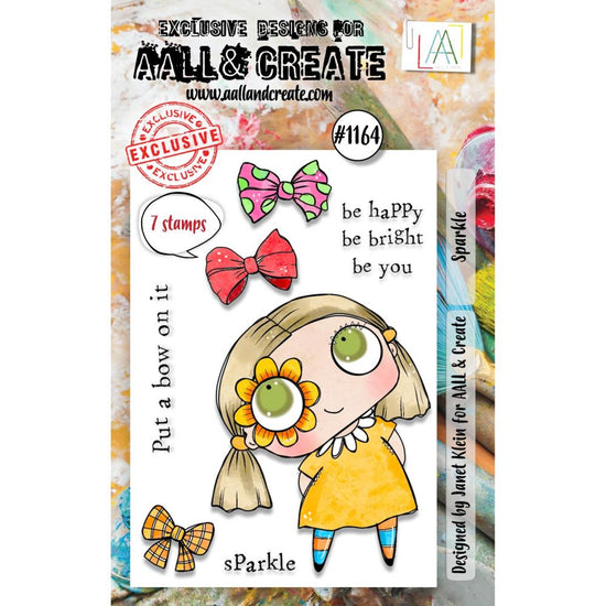 AALL And Create A7 Photopolymer Clear Stamp Set Sparkle