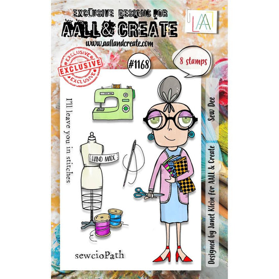 AALL And Create A7 Photopolymer Clear Stamp Sew Dee