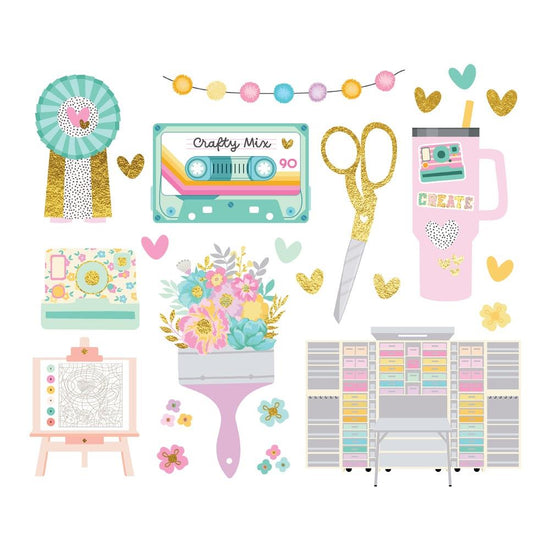 Crafty Things Bits & Pieces 27/Pkg Big