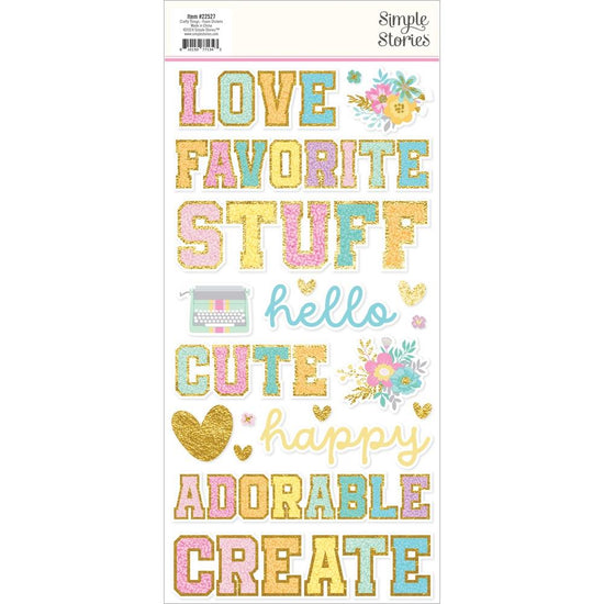Crafty Things Stickers 46/Pkg Foam