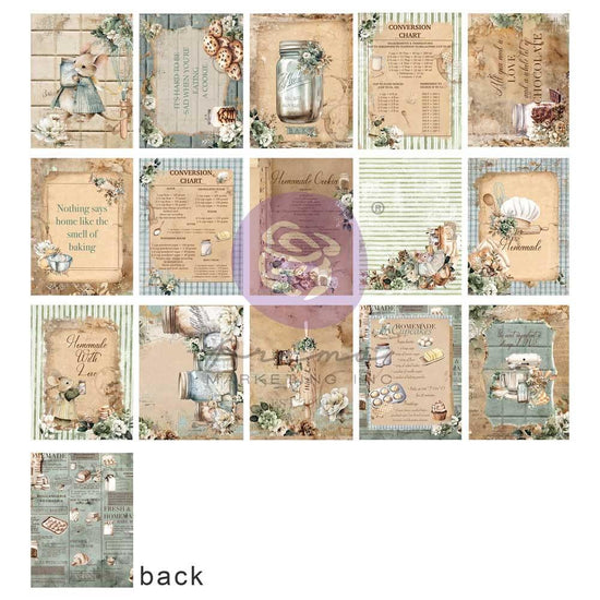 Prima Marketing Journaling Cards 3"X4" 45/Pkg The Home Baker