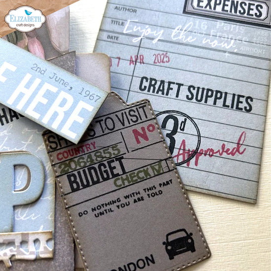 Elizabeth Craft Travel Journal stamp