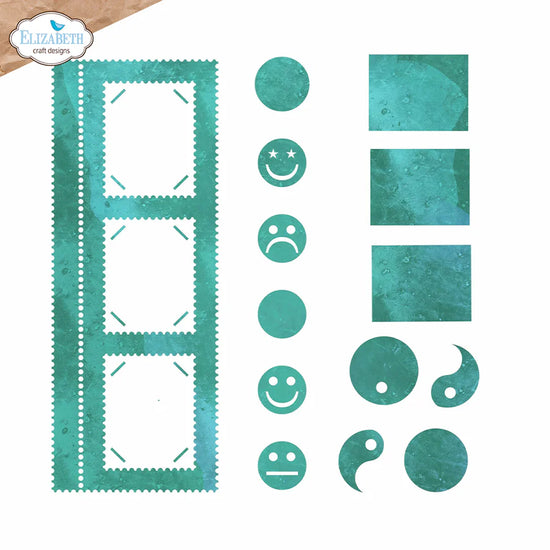 Elizabeth Craft Stamp Photo Frame overlay