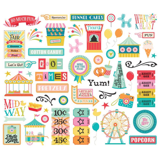 Simple Stories Fun Times Bits & Pieces Die-Cuts Elements