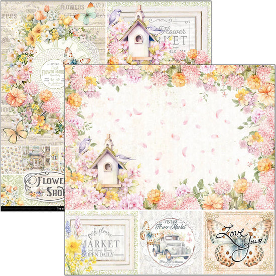 Flower Shop Pad 8"x8" 12/Pkg