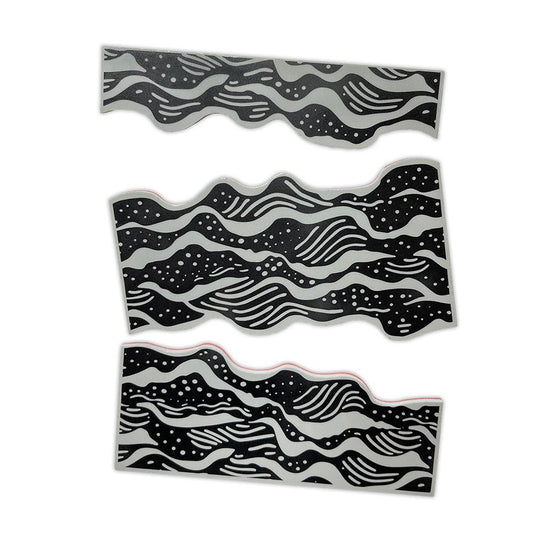 Simon Hurley create. Cling Stamp 6"X6" Saltwater
