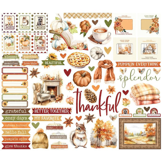 Simple Vintage Autumn Breeze Bits & Pieces Die-Cuts