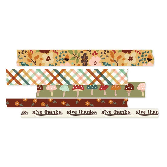 Cider & Donuts Washi Tape 5/Pkg