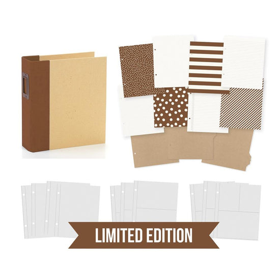 Simple Stories Sn@p! Binder 6"X8" Brown