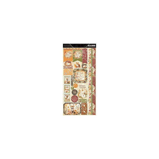 Graphic 45 Sticker Set Autumn Greetings