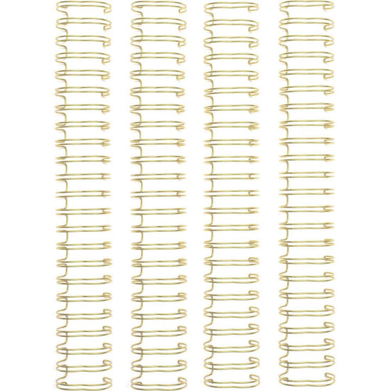 Cinch Wires 1" 4/Pkg Gold