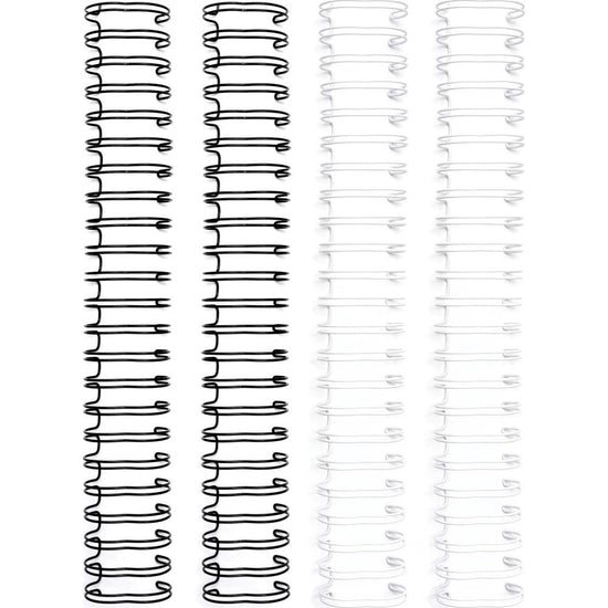 Cinch Wires 1" 4/Pkg Black and White